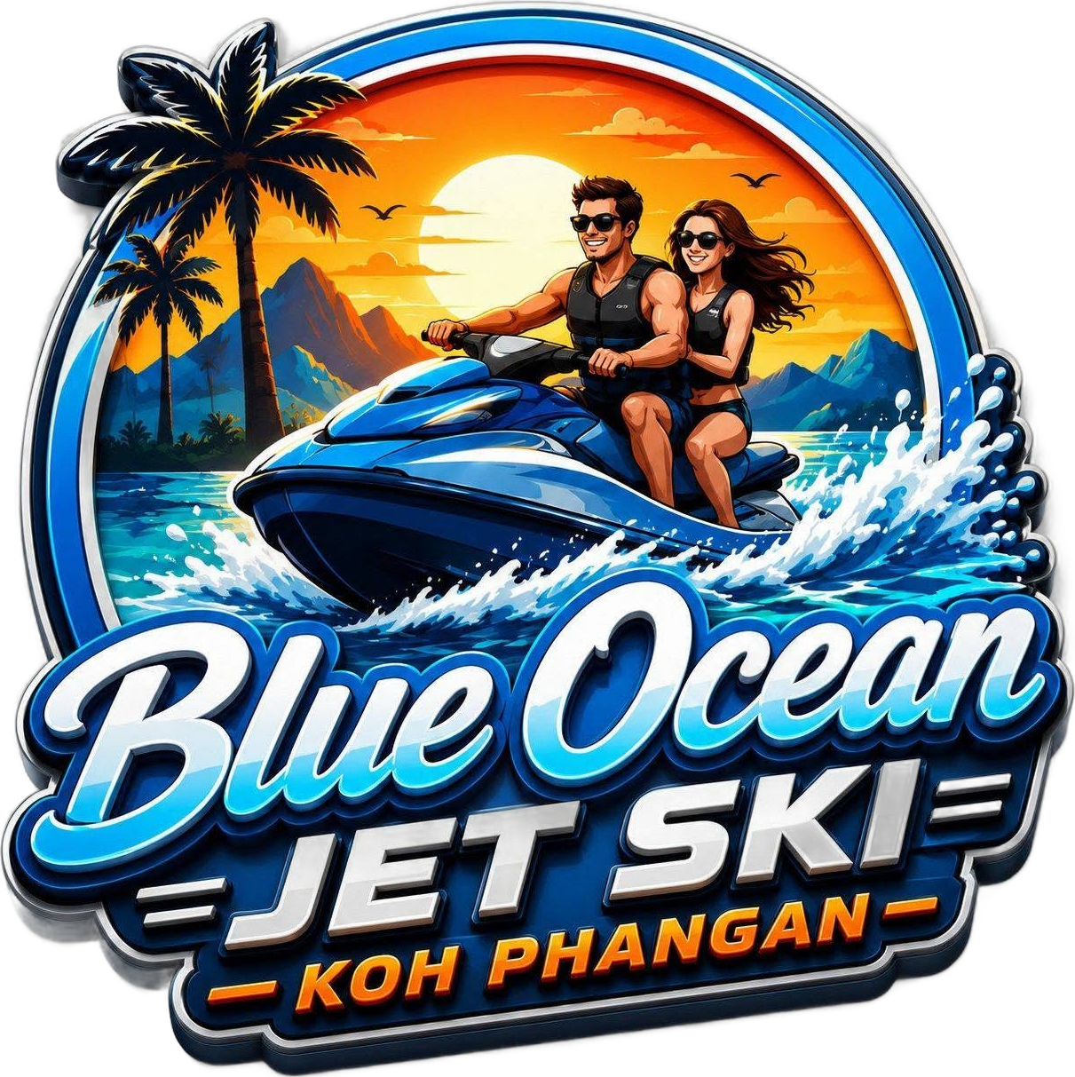 Blue Ocean Jet Ski Koh Phangan logo